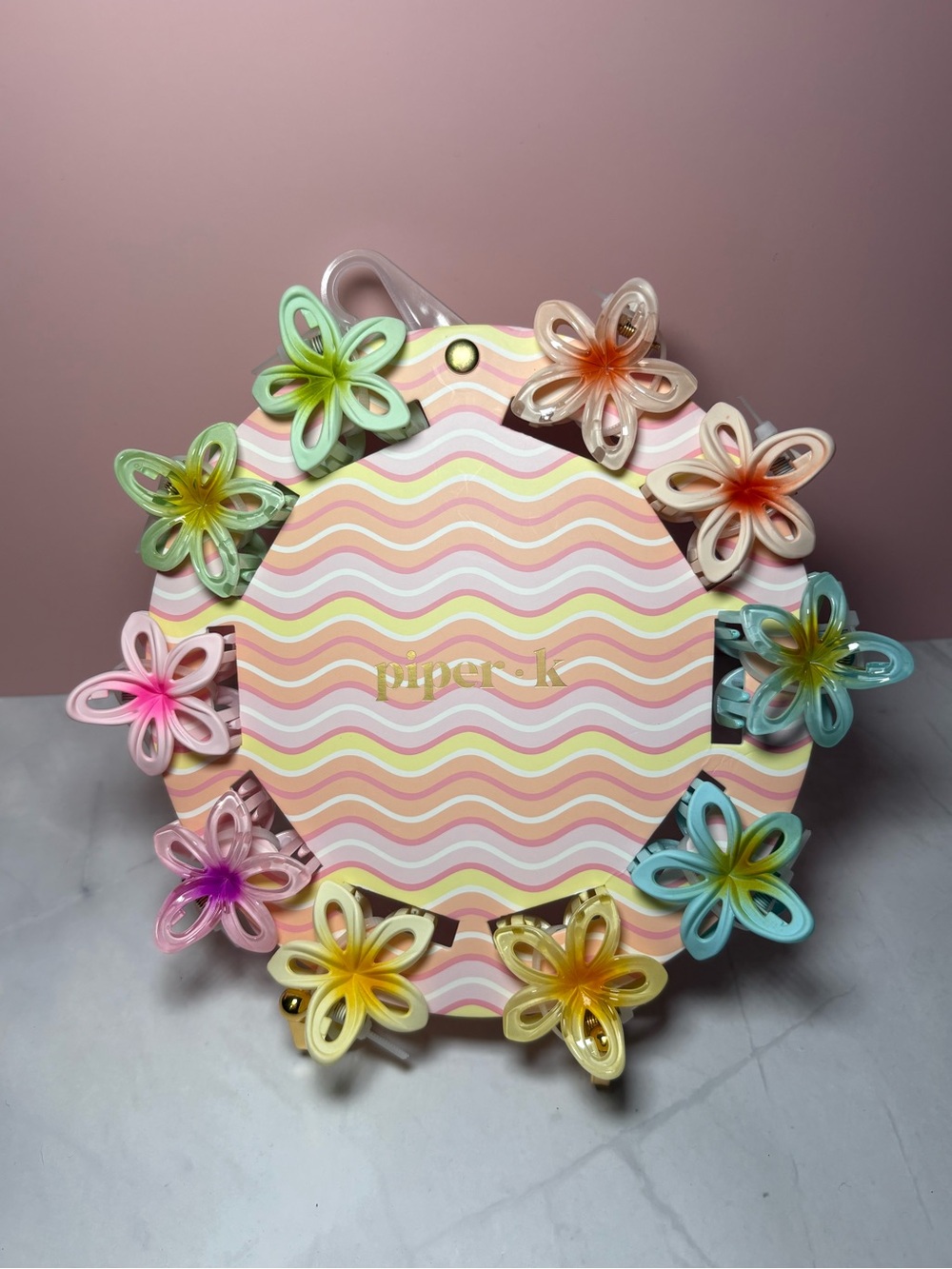 WEEKEND SALE! 🌺 Set of 10 Piper K Floral Hair Clips New In Packaging